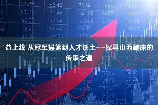 益上线 从冠军摇篮到人才沃土——探寻山西蹦床的传承之道